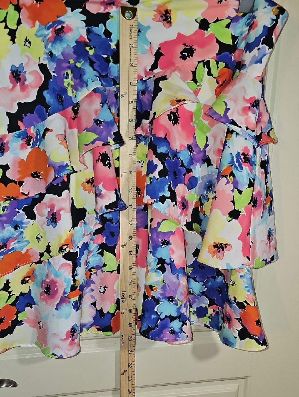 Lauren Ralph Lauren Multicolor Floral Tiered Skirt - Picture 6 of 7
